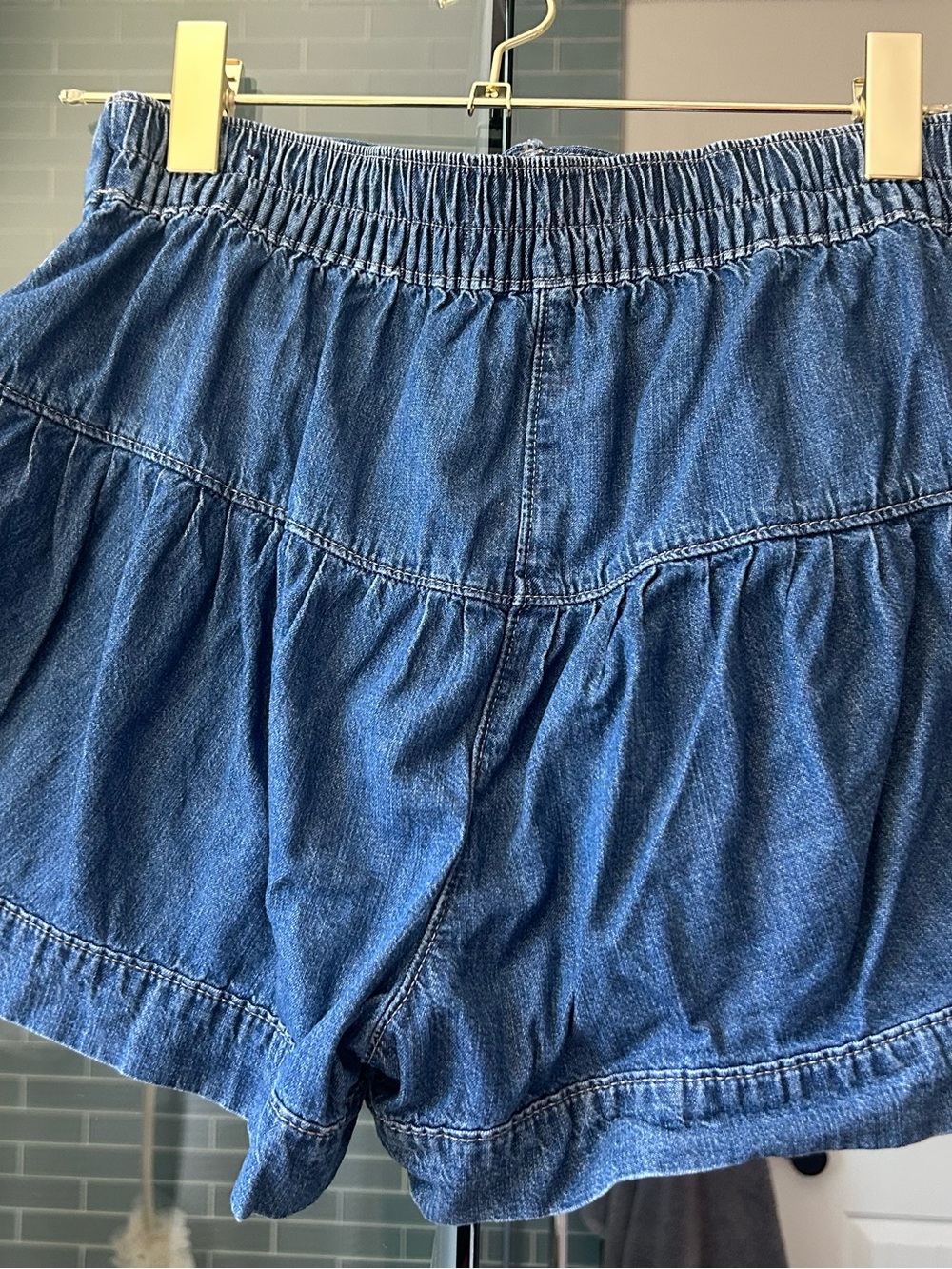 Free People Fleur Denim Women's Shorts - Picture 4 of 4